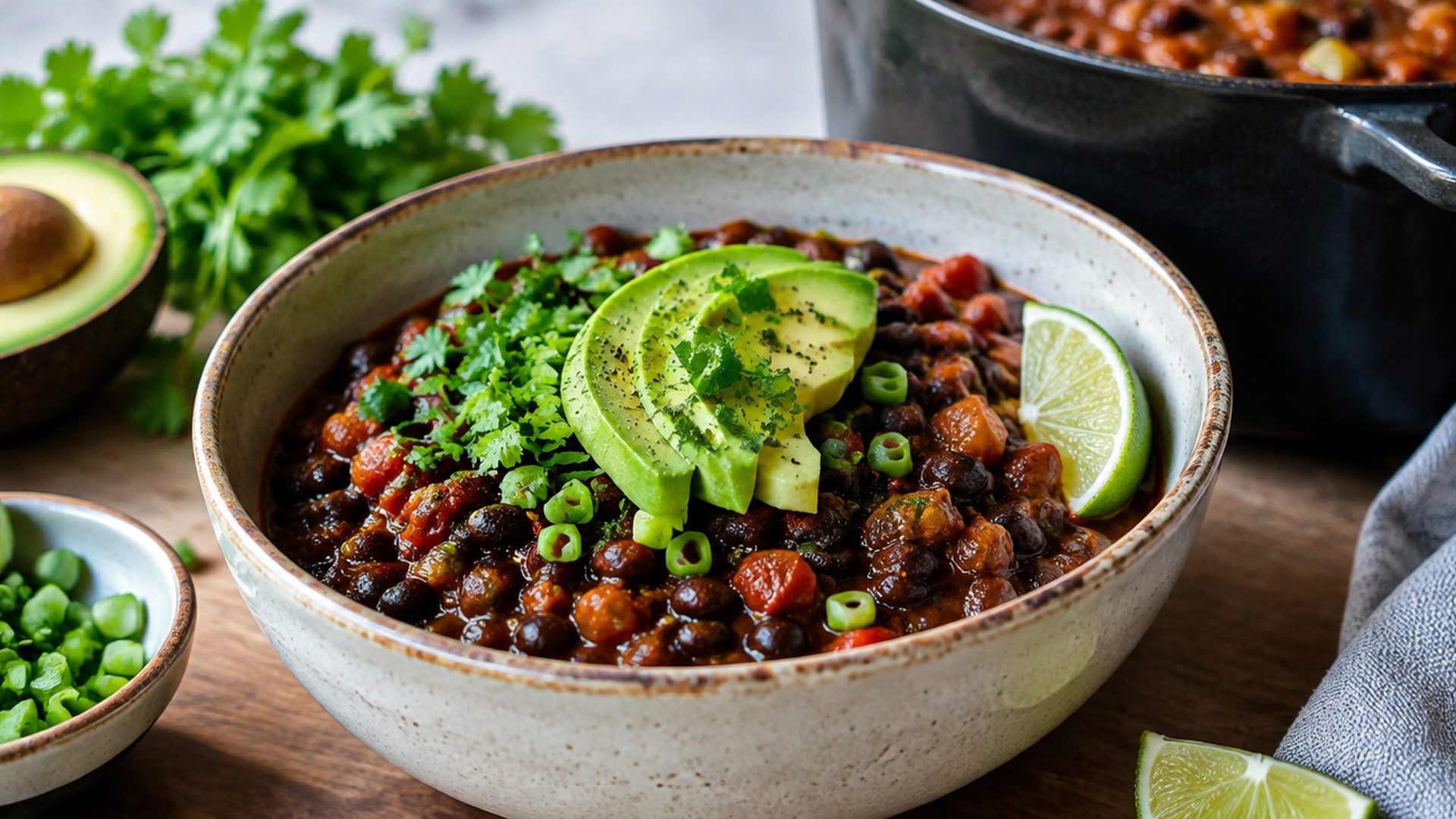 Vegan Black Bean Chili