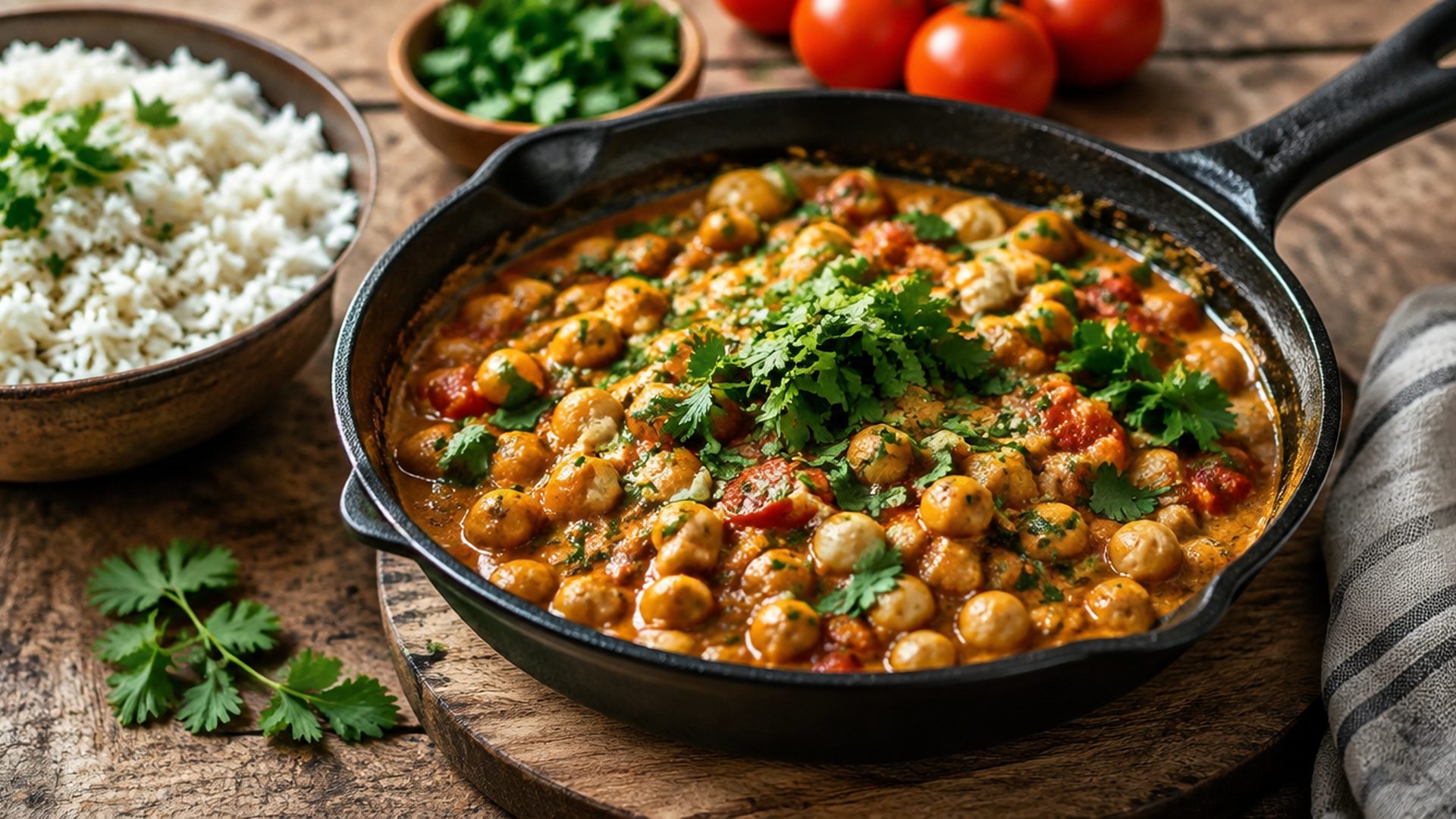 Chickpea Curry with Coconut Milk