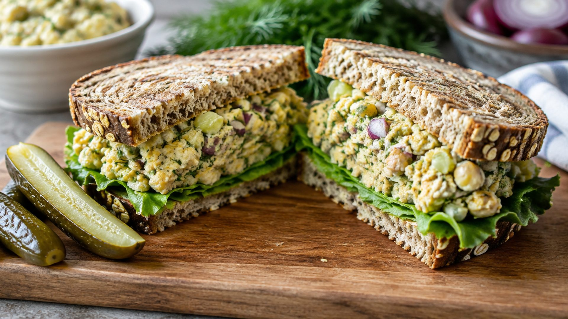 Chickpea Salad Sandwich